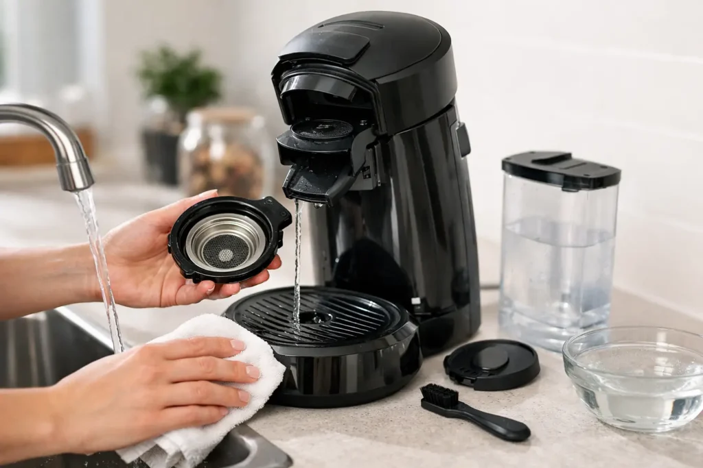 Cum cureți corect aparatul Philips Senseo