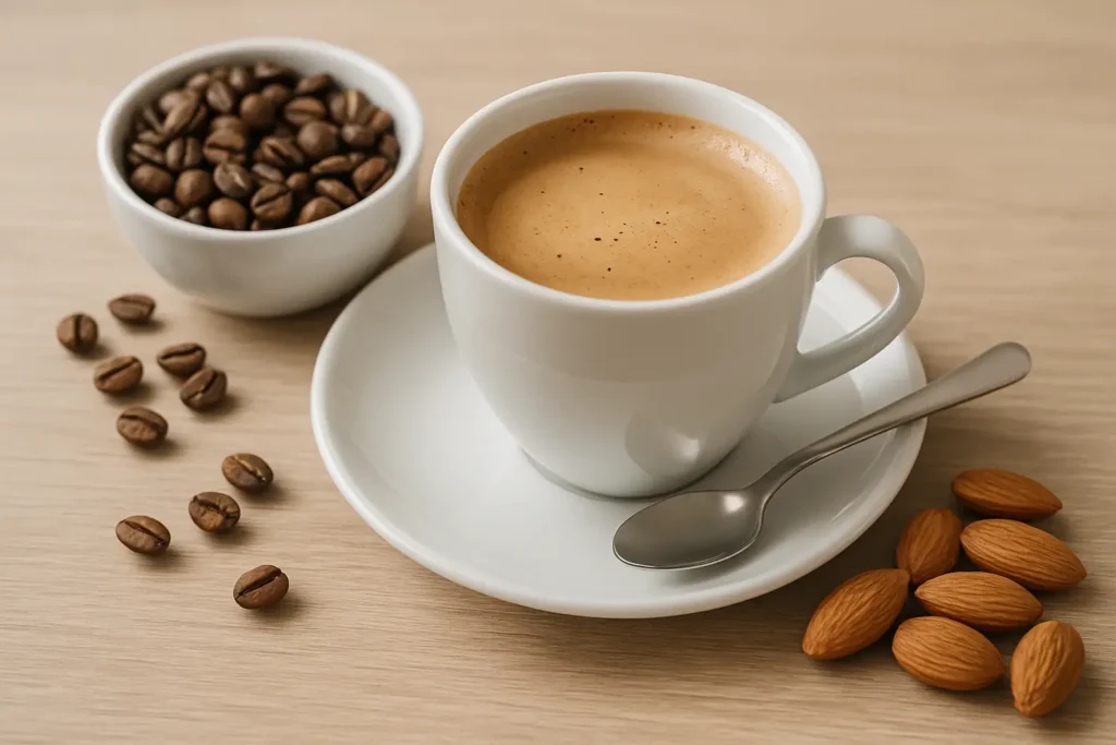 Paduri cafea cu aroma migdale: gust rapid, zi de zi