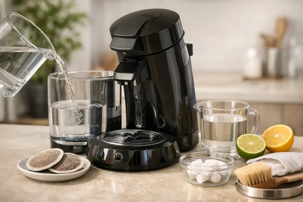 Cum decalcifiezi aparatul Senseo pas cu pas