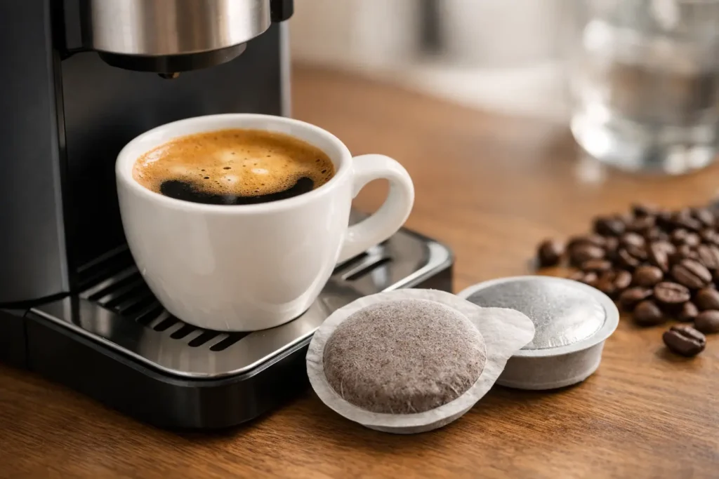 Care cafea pad are cremă și de ce