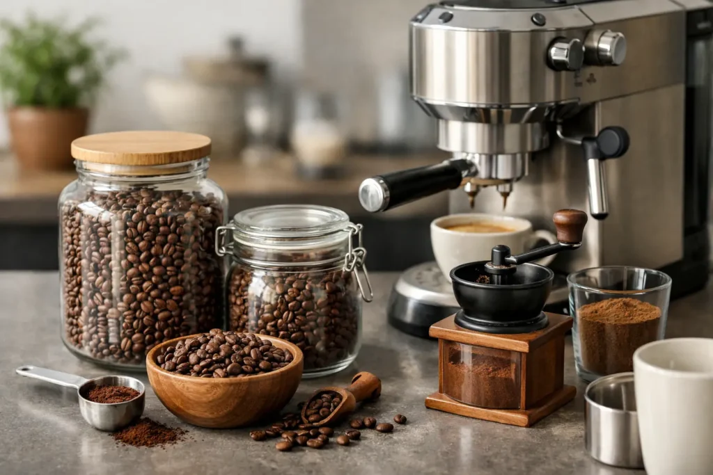 Ghid stoc cafea pentru acasă simplu