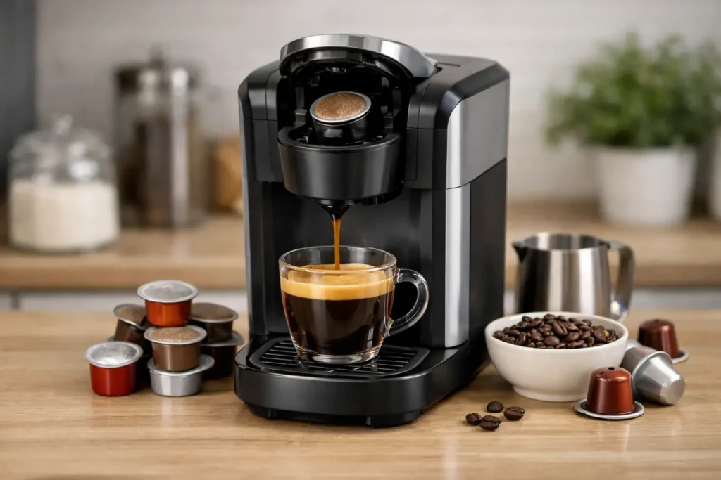 Ce aparat folosește paduri cafea?
