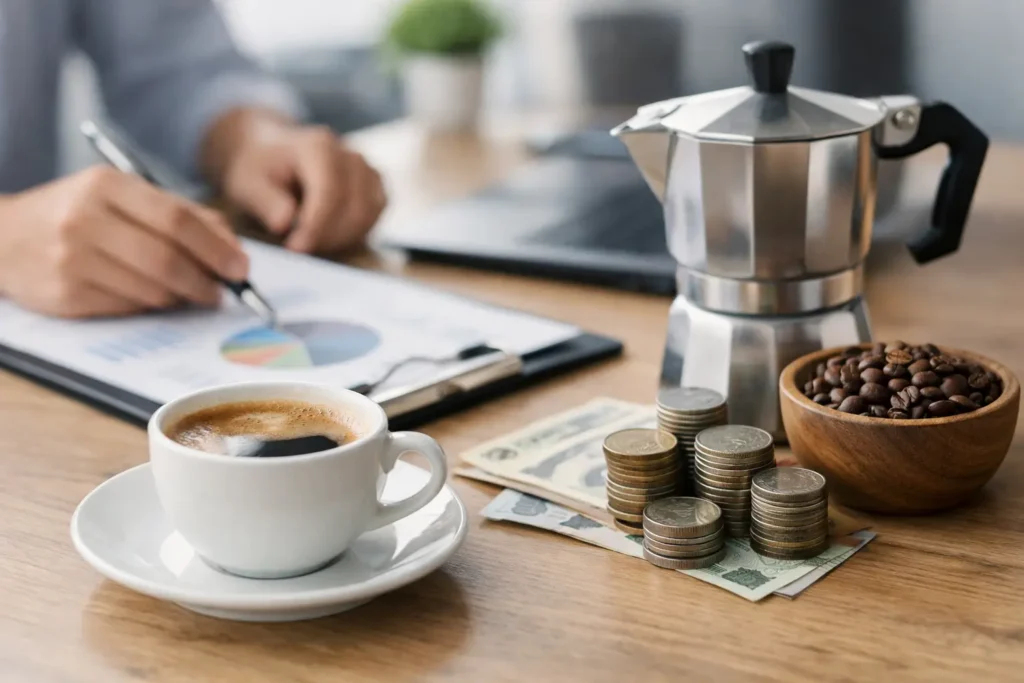 Exemplu buget cafea lunar birou